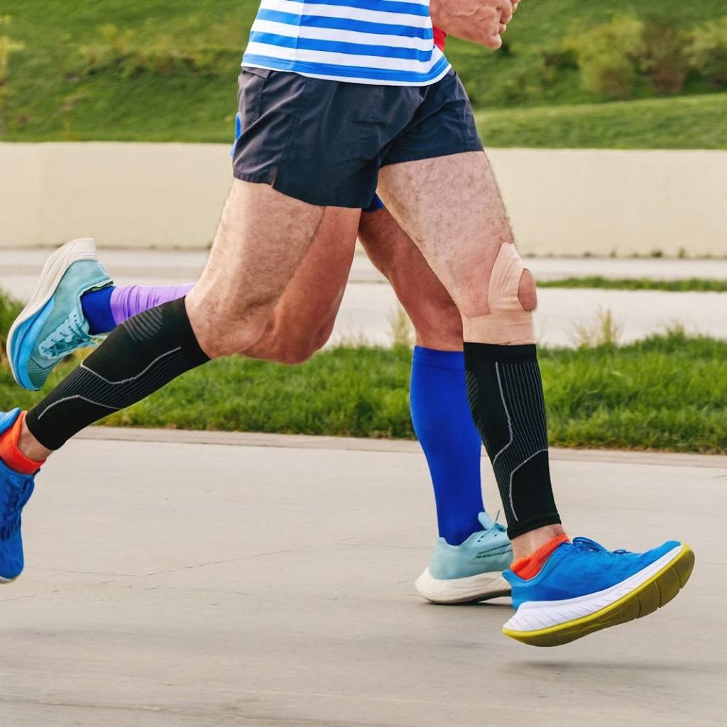 Two guys running